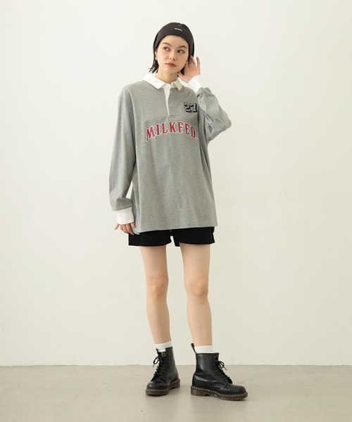 MILKFED.(ミルクフェド)の「LAYERED CULOTTE SKIRT(その他パンツ・レディース・ブラック/ライトブルー/ブラウン・S/M)」の19枚目の写真