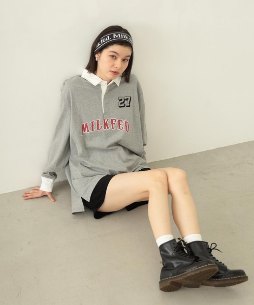 MILKFED.(ミルクフェド)の「LAYERED CULOTTE SKIRT(その他パンツ・レディース・ブラック/ライトブルー/ブラウン・S/M)」の20枚目の写真