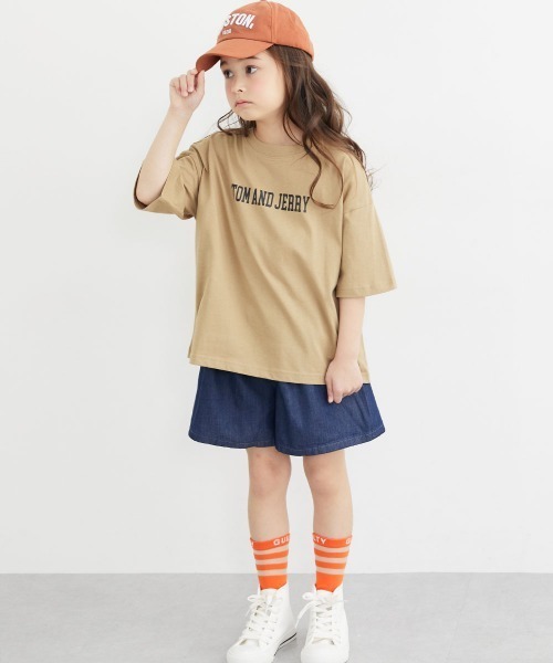 QUNTSTYLE(キュントスタイル)の「ハートボタンイージーキュロット <綿100%>(その他パンツ・キッズ・ベージュ/ネイビー/ピンク系その他/サックスブルー/ブラック・120/130/140/150/160/110)」の18枚目の写真