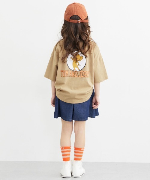 QUNTSTYLE(キュントスタイル)の「ハートボタンイージーキュロット <綿100%>(その他パンツ・キッズ・ベージュ/ネイビー/ピンク系その他/サックスブルー/ブラック・120/130/140/150/160/110)」の20枚目の写真