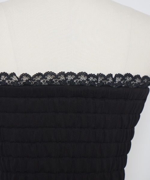 Cross chain & ribbon corset（チューブトップ）｜AVENCHUMU