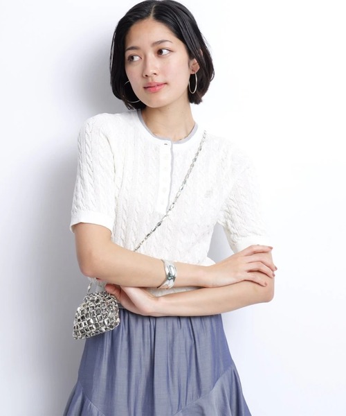 ジャスグリッティー　ケープ風ニット JUSGLITTY（ジャスグリッティー）の「ケープ風ニット（ニット