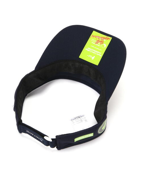 PEARLY GATES(パーリーゲイツ)の「【PEARLY GATES】Bioネームリサイクルツイルバイザー (UNISEX)(サンバイザー・レディース・ネイビー/ベージュ/ホワイト/レッド・FREE)」の10枚目の写真