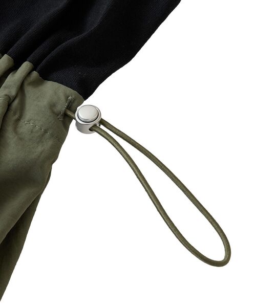 ELENCARE DUE(エレンカーレデュエ)の「・ELENCARE DUE ドッキングTEEワンピース(ワンピース・レディース・オフホワイト/カーキ/ブラック・FREE)」の8枚目の写真