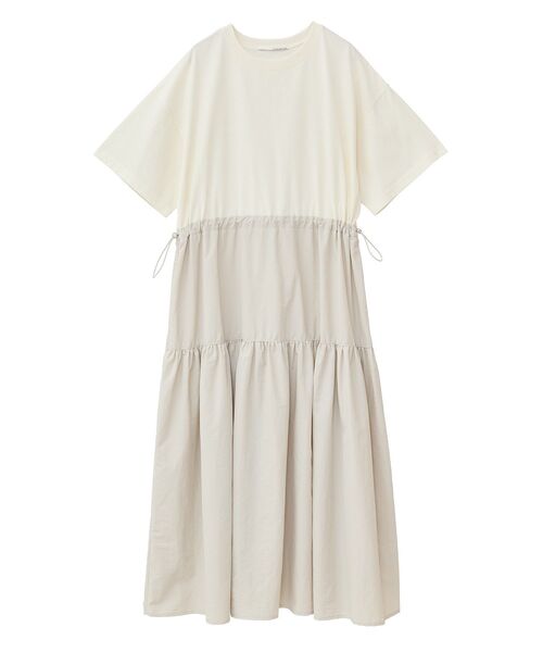 ELENCARE DUE(エレンカーレデュエ)の「・ELENCARE DUE ドッキングTEEワンピース(ワンピース・レディース・オフホワイト/カーキ/ブラック・FREE)」の11枚目の写真