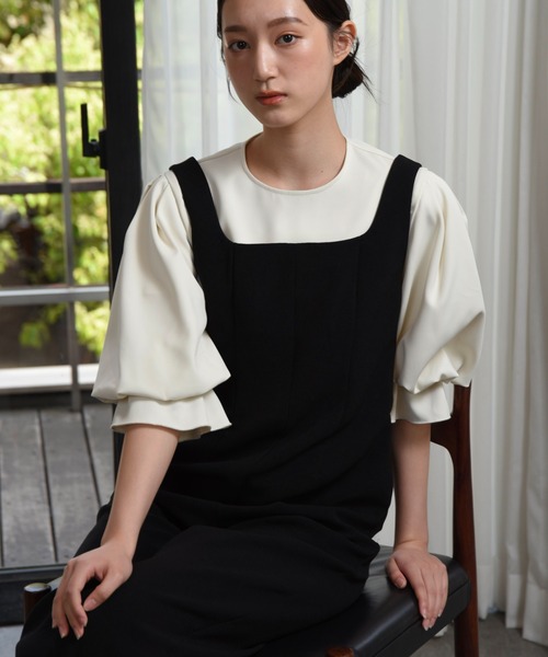 I_am(アイアム)の「candy sleeve blouse / キャンディスリーブブラウス(シャツ/ブラウス・レディース・アイボリー/ブラック・FREE)」の10枚目の写真