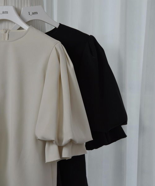I_am(アイアム)の「candy sleeve blouse / キャンディスリーブブラウス(シャツ/ブラウス・レディース・アイボリー/ブラック・FREE)」の14枚目の写真