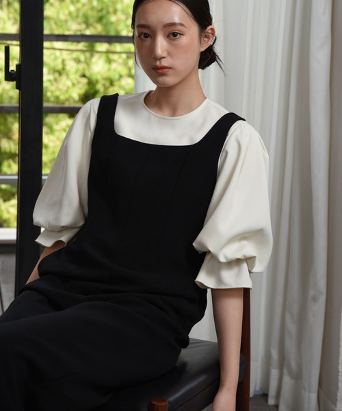 I_am(アイアム)の「candy sleeve blouse / キャンディスリーブブラウス(シャツ/ブラウス・レディース・アイボリー/ブラック・FREE)」の12枚目の写真