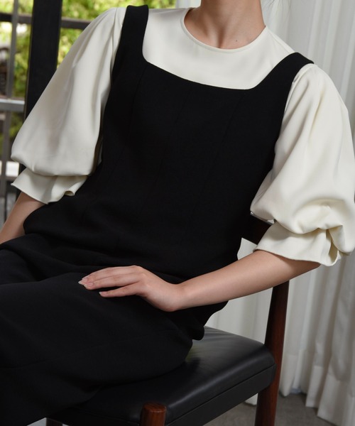 I_am(アイアム)の「candy sleeve blouse / キャンディスリーブブラウス(シャツ/ブラウス・レディース・アイボリー/ブラック・FREE)」の13枚目の写真
