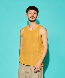 メンズのタンクトップ（イエロー/黄色系）ファッション通販