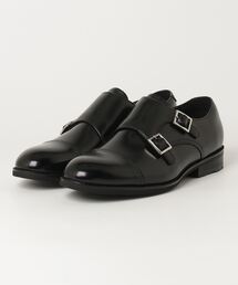 Antonio Maurizi パティーヌ ダブルモンク 42 キーパー付 新品 CENTROAD ダブルモンク シボ革 パティーヌ 革靴 イタリア製