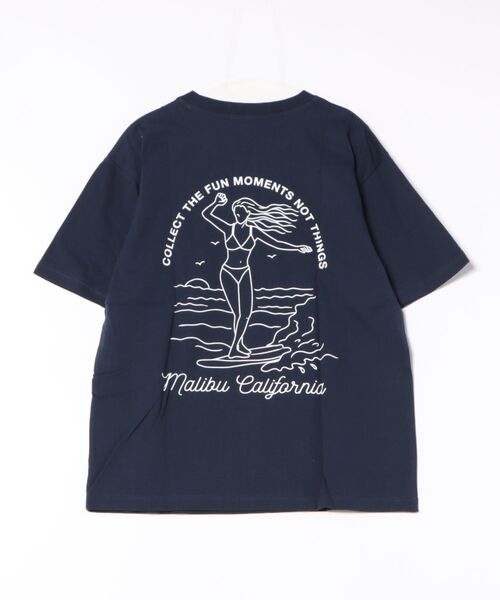 ARCHIVER（アーカイバ）の「【Bk】天竺　プリントTシャツ（Tシャツ/カットソー・メンズ・ネイビー・X-LARGE）」の2枚目の写真