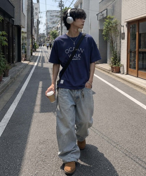 ARCHIVER(アーカイバ)の「【Bd】フロントロゴ バックプリント 半袖Tシャツ(Tシャツ/カットソー・レディース・ネイビー/ホワイト・X-LARGE/LARGE)」の18枚目の写真