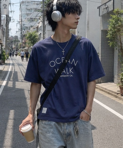 ARCHIVER(アーカイバ)の「【Bd】フロントロゴ バックプリント 半袖Tシャツ(Tシャツ/カットソー・レディース・ネイビー/ホワイト・X-LARGE/LARGE)」の3枚目の写真