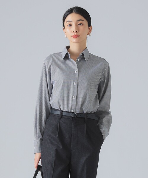 EFFE BEAMS（エッフェビームス）の「ミニ千鳥 レギュラー シャツ（シャツ/ブラウス・レディース・その他・36/38）」の6枚目の写真