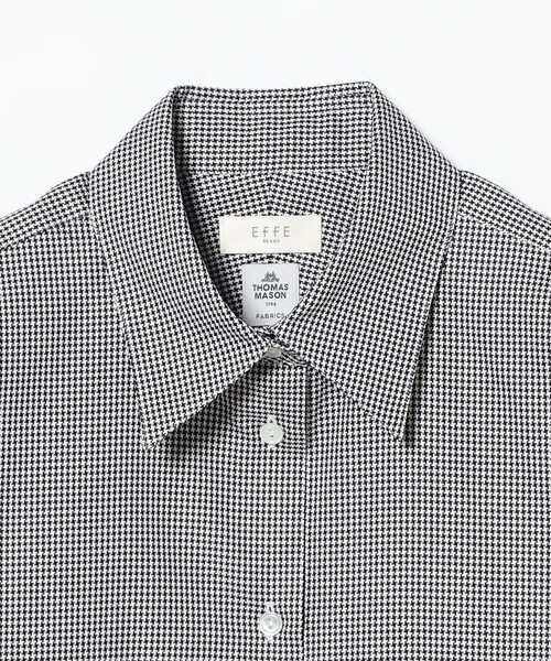 EFFE BEAMS（エッフェビームス）の「ミニ千鳥 レギュラー シャツ（シャツ/ブラウス・レディース・その他・36/38）」の8枚目の写真