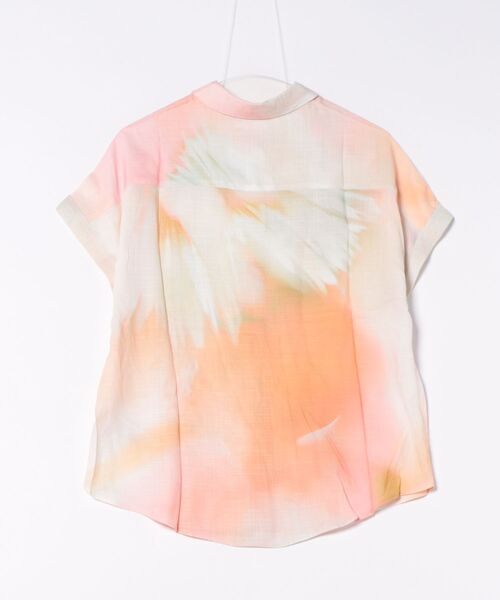 Desigual（デシグアル）の「タイダイフルイドシャツ（シャツ/ブラウス・レディース・ホワイト・XS/S/M/XL/L）」の2枚目の写真