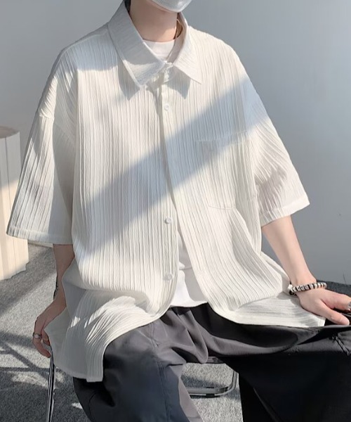 REBALANCE(リバランス)の「メンズ半袖シャツ(シャツ/ブラウス・メンズ・A/B・MEDIUM/LARGE)」の5枚目の写真