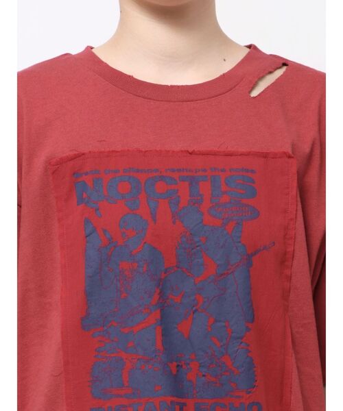 jouetie（ジュエティ）の「グランジグラフィックTシャツ（Tシャツ/カットソー・レディース・オフホワイト/ブラック/レッド・MEDIUM）」の11枚目の写真