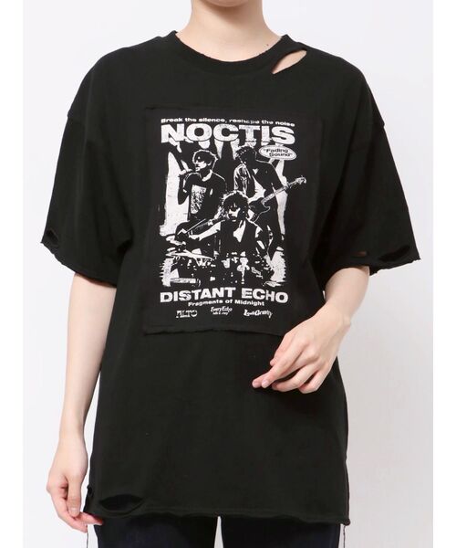 セール】グランジグラフィックTシャツ（Tシャツ/カットソー）｜jouetie