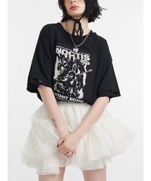 「jouetie」 半袖カットソー MEDIUM ブラック レディース jouetie 「jouetie」 半袖カットソー MEDIUM ブラック