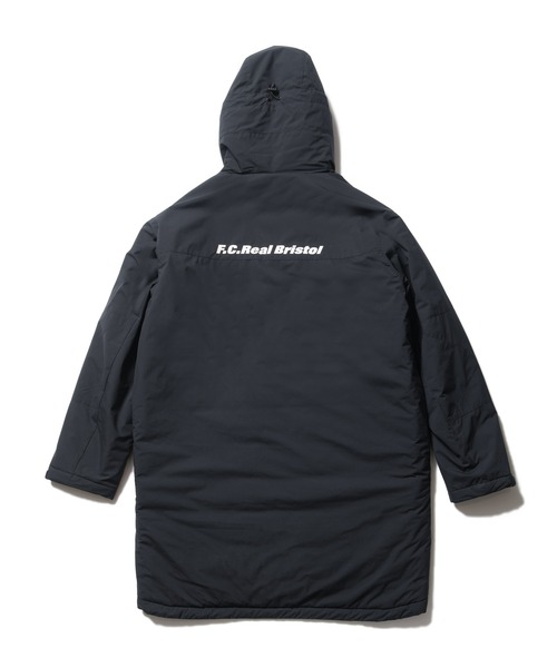 F.C.Real Bristol（エフシーレアルブリストル）の「INSULATION BENCH COAT（ダウンジャケット/コート・メンズ・ブラック/モカ・LARGE/MEDIUM/SMALL/X-LARGE）」の12枚目の写真