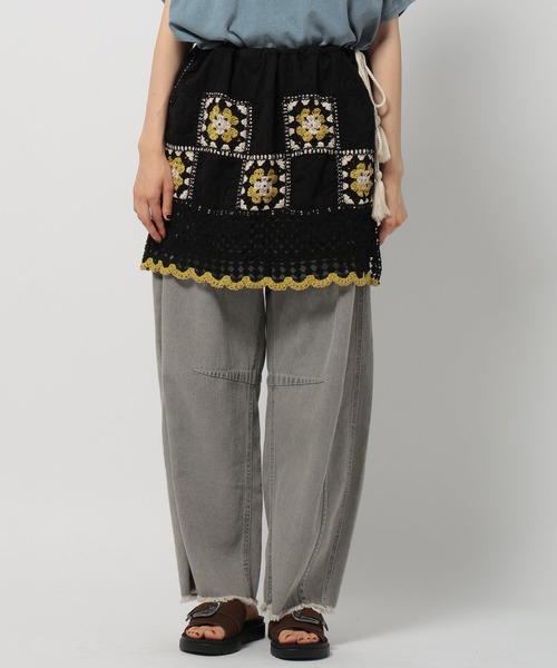 niko and...（ニコアンド）の「かぎ針コンビミニスカート（スカート・レディース・ホワイト/アイボリー・FREE）」の11枚目の写真