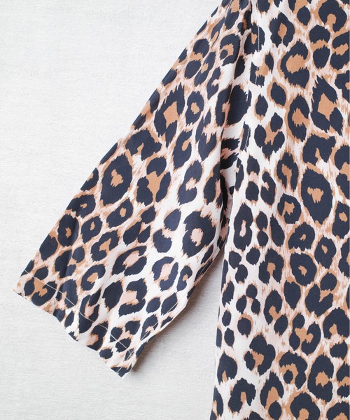 LI HUA（リーファー）の「【PH1】【LI HUA】LEOPARD SILK S/S PULLOVER E0E-7720-A（Tシャツ/カットソー・レディース・レオパード・38）」の4枚目の写真