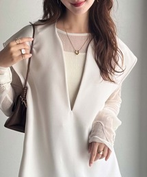 トップス（ホワイト/白色系・袖なし）ファッション通販 - ZOZOTOWN