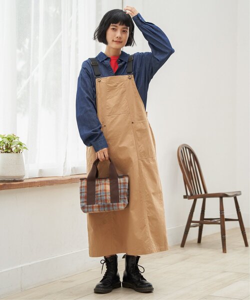 LBC（エルビーシー）の「ツイード仕切り持ち手ミニトートバッグ（ショルダーバッグ・レディース・ブラウン/カーキブラウン/ブラック/グレー・FREE）」の11枚目の写真