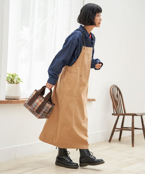 LBC（エルビーシー）の「ツイード仕切り持ち手ミニトートバッグ（ショルダーバッグ・レディース・ブラウン/カーキブラウン/ブラック/グレー・FREE）」の12枚目の写真