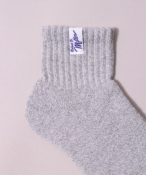 MILLER（ミラー）の「(LF)【Miller】【3足セット】ピスネーム付き クォーターソックス（ソックス/靴下・メンズ・その他/杢グレー/ブラック/オフホワイト・25-27CM/23-25cm）」の15枚目の写真