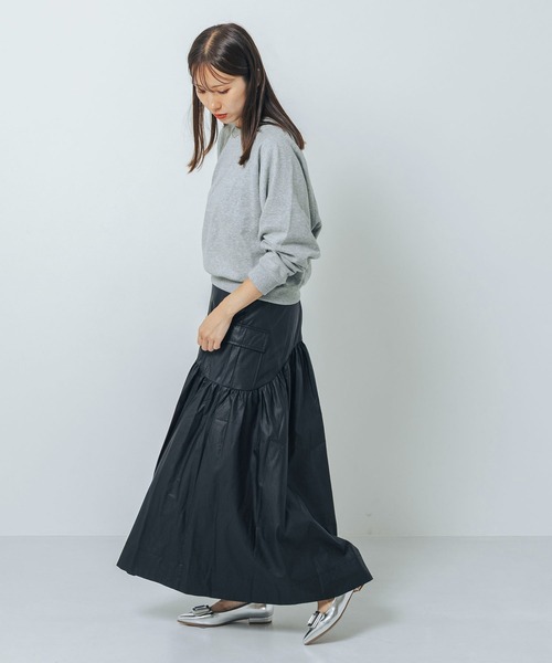 EVOL(イーボル)の「【晴雨兼用・ふかふか】バックル2cmポインテッドパンプス IZ5862(レインシューズ・レディース・ベージュ/ブラック/シルバー・22.0cm/22.5cm/23.0cm/23.5cm/24.0cm/24.5cm/25.0cm)」の9枚目の写真