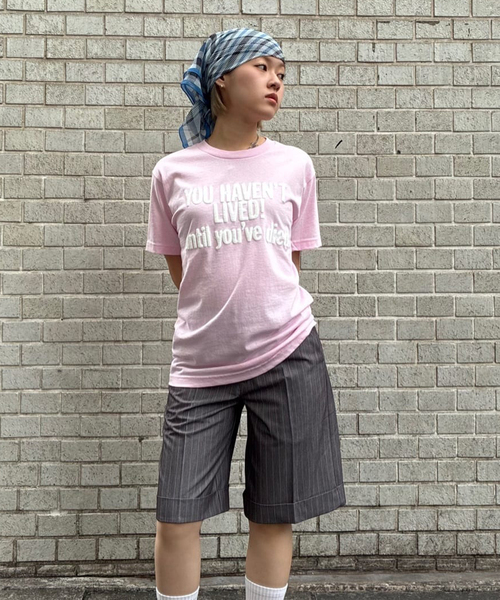 nancy/ナンシー】 LIVED? TEE NA086（Tシャツ/カットソー