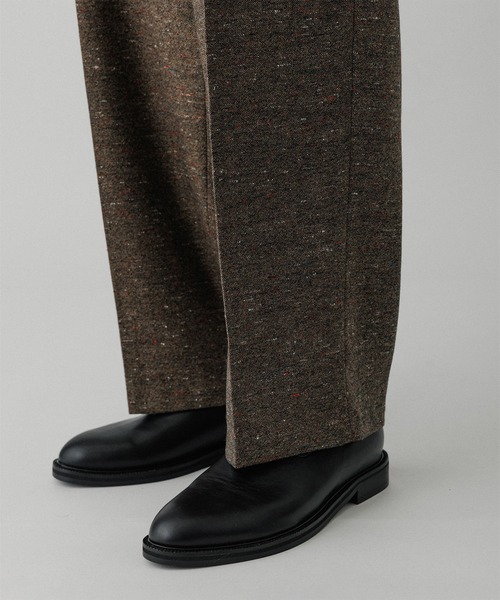 ADAM ET ROPE'（アダムエロペ）の「ハードクロス 2プリーツ スラックス（スラックス・メンズ・ブラック/ブラウン系その他・M/L）」の10枚目の写真