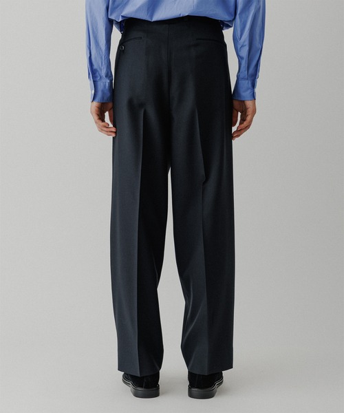 ADAM ET ROPE'（アダムエロペ）の「ハードクロス 2プリーツ スラックス（スラックス・メンズ・ブラック/ブラウン系その他・M/L）」の15枚目の写真