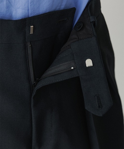 ADAM ET ROPE'（アダムエロペ）の「ハードクロス 2プリーツ スラックス（スラックス・メンズ・ブラック/ブラウン系その他・M/L）」の17枚目の写真