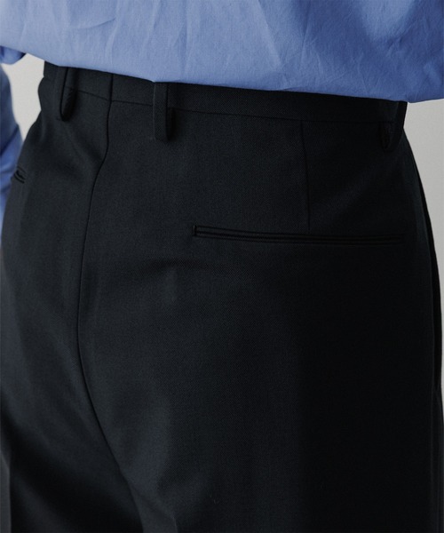 ADAM ET ROPE'（アダムエロペ）の「ハードクロス 2プリーツ スラックス（スラックス・メンズ・ブラック/ブラウン系その他・M/L）」の19枚目の写真