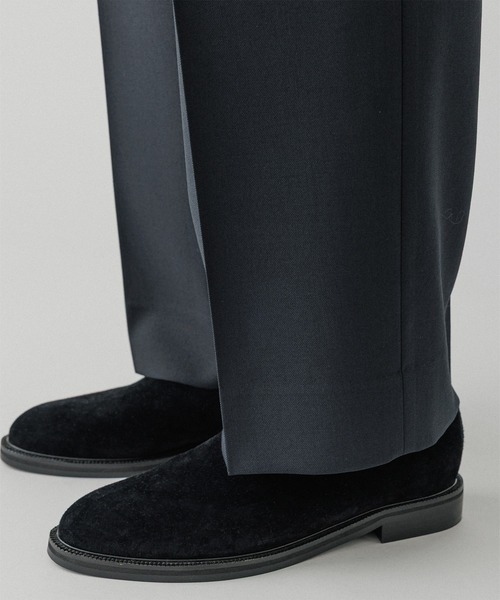 ADAM ET ROPE'（アダムエロペ）の「ハードクロス 2プリーツ スラックス（スラックス・メンズ・ブラック/ブラウン系その他・M/L）」の20枚目の写真