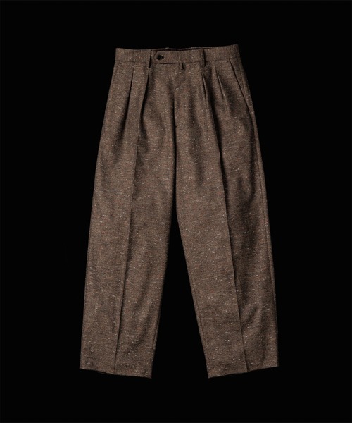 ADAM ET ROPE'（アダムエロペ）の「ハードクロス 2プリーツ スラックス（スラックス・メンズ・ブラック/ブラウン系その他・M/L）」の21枚目の写真