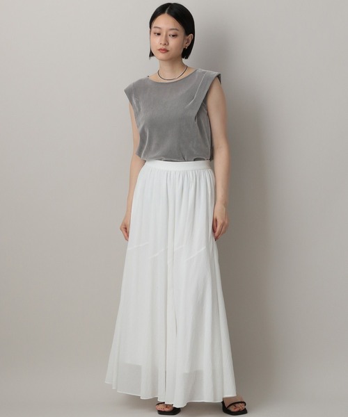 A part by(アパートバイ)の「キリカエフレアスカート(スカート・レディース・オフホワイト/ブラック/オレンジ系その他2・SMALL/MEDIUM)」の12枚目の写真