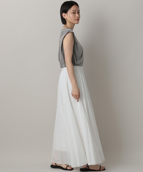 A part by(アパートバイ)の「キリカエフレアスカート(スカート・レディース・オフホワイト/ブラック/オレンジ系その他2・SMALL/MEDIUM)」の13枚目の写真