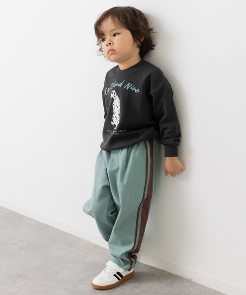 JAM & LINK（ジャムアンドリンク）の「ハイパーストレッチ 脇ラインワイドパンツ（その他パンツ・キッズ・ミント/ブラック/ライトブルー/ブラウン/クリーム・100cm/110cm/120cm/130cm/140cm/150cm/160cm）」の13枚目の写真