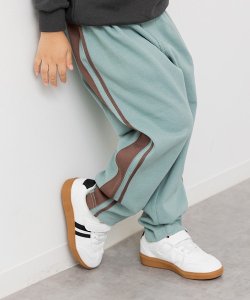 JAM & LINK（ジャムアンドリンク）の「ハイパーストレッチ 脇ラインワイドパンツ（その他パンツ・キッズ・ミント/ブラック/ライトブルー/ブラウン/クリーム・100cm/110cm/120cm/130cm/140cm/150cm/160cm）」の15枚目の写真