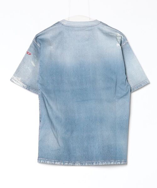DIESEL(ディーゼル)の「メンズ ジョグ トップ D-BOX JOGG(Tシャツ/カットソー・メンズ・ライトインディゴブルー・SMALL/XX-LARGE/LARGE/X-SMALL/X-LARGE/MEDIUM)」の4枚目の写真