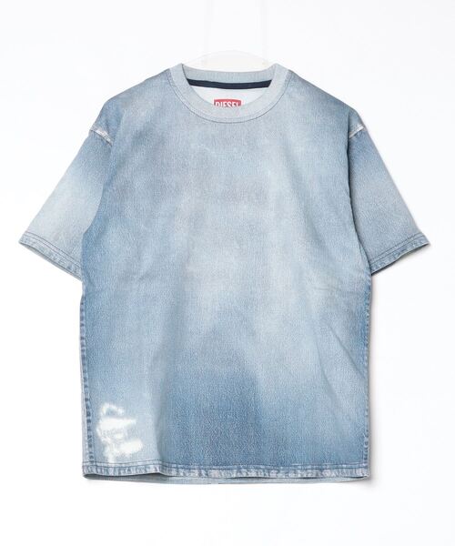 DIESEL(ディーゼル)の「メンズ ジョグ トップ D-BOX JOGG(Tシャツ/カットソー・メンズ・ライトインディゴブルー・SMALL/XX-LARGE/LARGE/X-SMALL/X-LARGE/MEDIUM)」の3枚目の写真