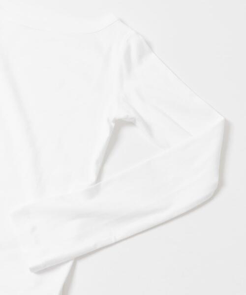 URBAN RESEARCH(アーバンリサーチ)の「onit COTTON BOAT NECK LONG-SLEEVE T-SHIRTS(Tシャツ/カットソー・レディース・ホワイト/ブラック・1)」の9枚目の写真