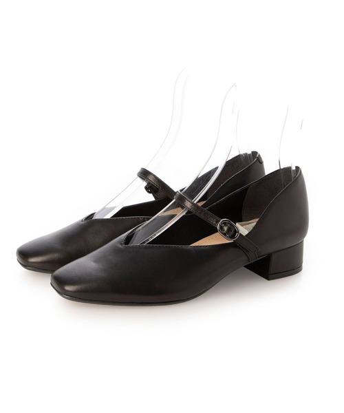 enchanted(エンチャンテッド)の「本革Vカットスクエアメリージェーンパンプス(パンプス・レディース・ライトブラック/シルバーグレー/ブラック・38/37/36/35/41/40/39)」の9枚目の写真