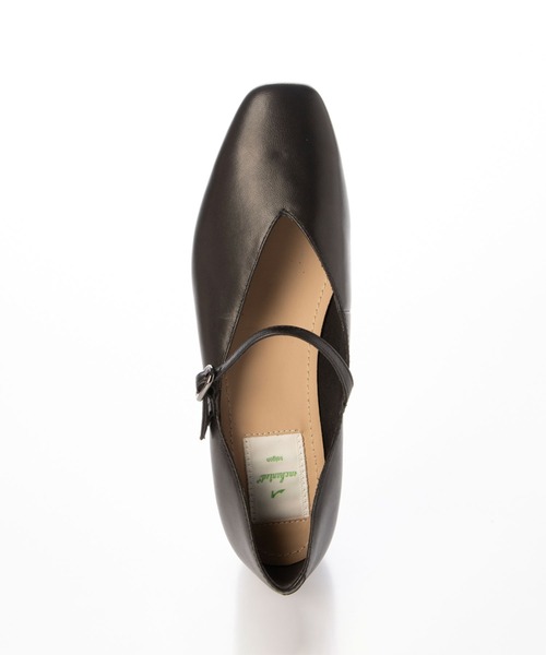 enchanted(エンチャンテッド)の「本革Vカットスクエアメリージェーンパンプス(パンプス・レディース・ライトブラック/シルバーグレー/ブラック・38/37/36/35/41/40/39)」の12枚目の写真