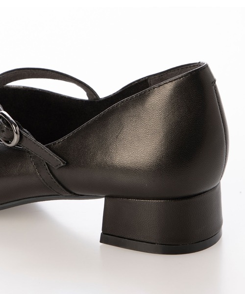 enchanted(エンチャンテッド)の「本革Vカットスクエアメリージェーンパンプス(パンプス・レディース・ライトブラック/シルバーグレー/ブラック・38/37/36/35/41/40/39)」の14枚目の写真